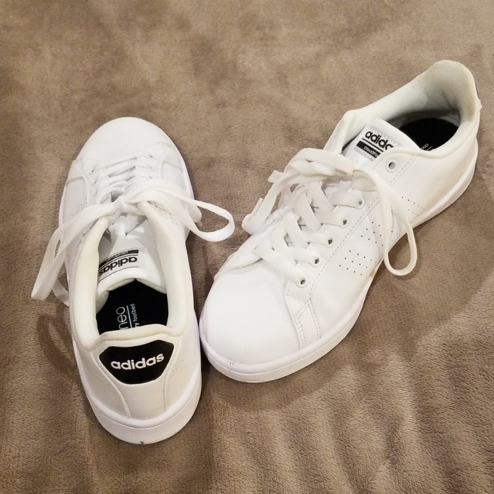 ADIDAS cloudfoam memory footbed tennis shoes